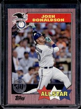 2017 Topps Josh Donaldson 1987 Red #/25 Blue Jays