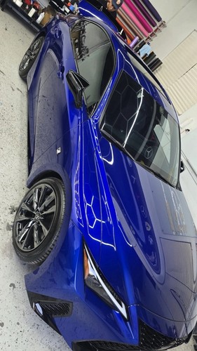 Gloss Black Trunk Emblem Badge F Sport Fits Lexus IS350 AWD 2022 2023 2024 2025 - Picture 14 of 18