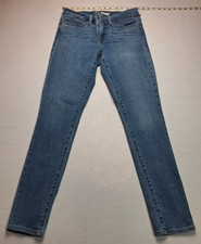 Levi's 311 Shaping Skinny Womens Jeans Size 27 Blue Stretch Mid Rise