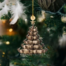 Personalized Elk Christmas Ornament, Animal Christmas Tree Hanging Decor