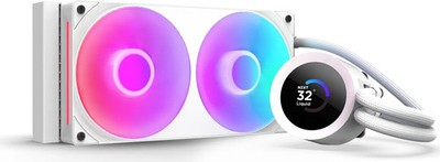 NZXT Kraken Plus RGB 240, Wasserkühlung weiß