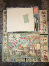 Jeu ancien JULES VERNE Le tour du monde en 80 jours - 1915 - JJF Jeux &Jouets F.