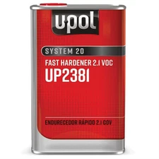 U Pol Products SYSTEM 20 UP2381 Fast Hardener, 1 L Tin, Clear, Liquid, Use With: