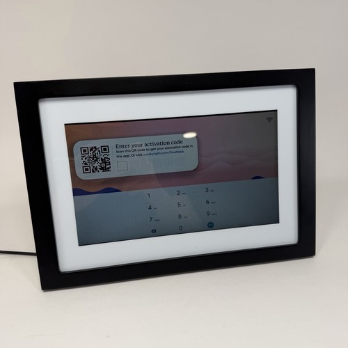 Skylight WiFi Touch Screen Digital 10” Picture Frame Tested w Stand