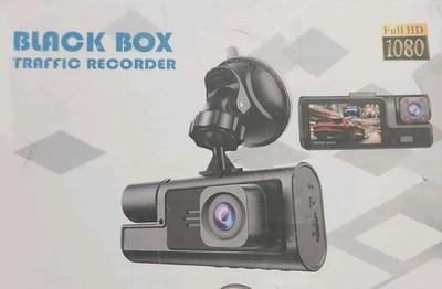 1080 Full HD Black Box 3 Way Dash Camera