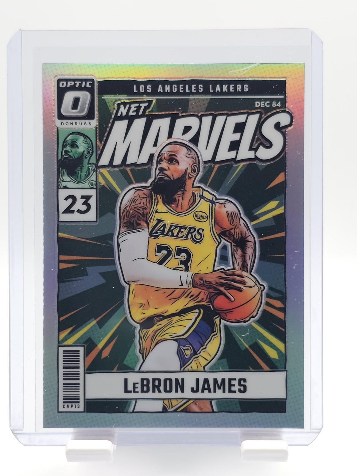 LeBron James 2024 Optic #24 Net Marvels - Holo Price Guide