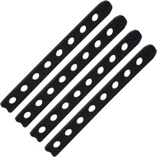 Bike Rack Rubber Straps for Cradle - Black Pack of 4 Compatible with Thule 534 