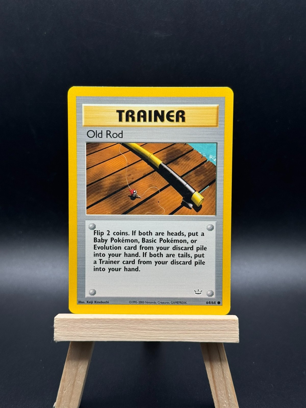 Pokemon Neo Revelation Old Rod Unlimited Common 64/64