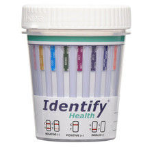 Drug Test Cups 25 Pack 12 Panel CLIA Waived Instant Urine Kit Identify Marijuana