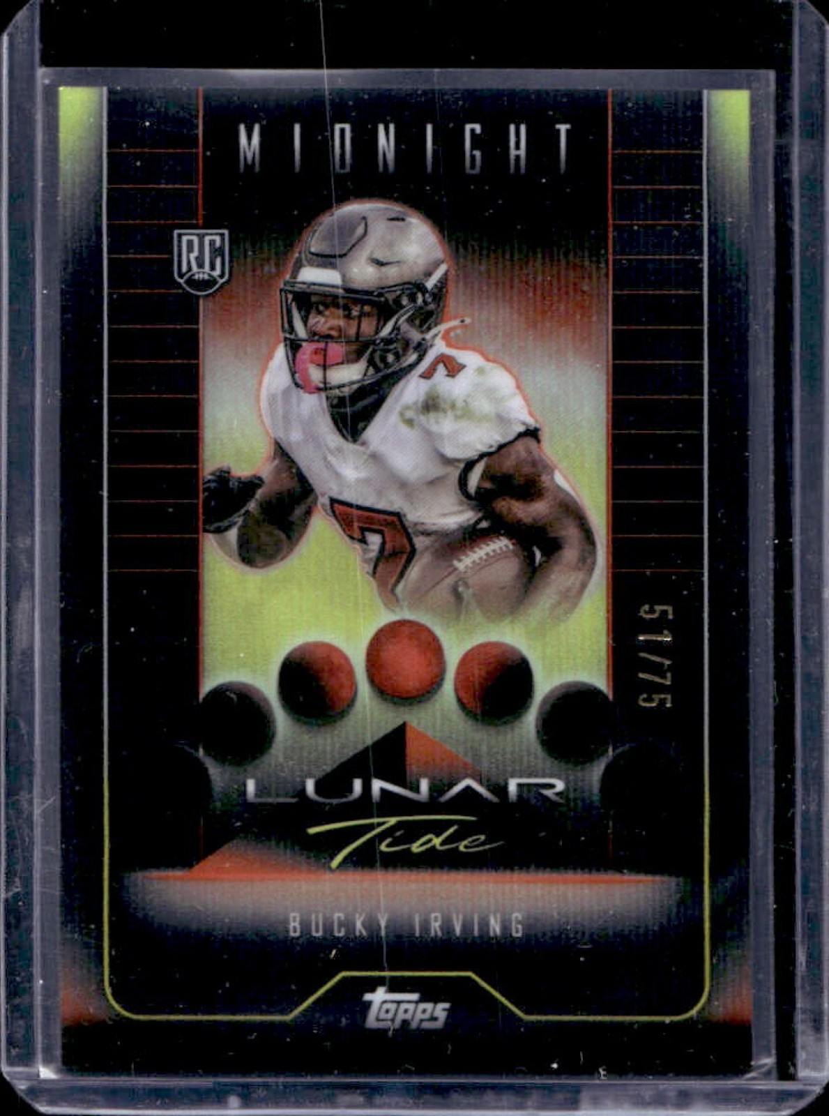 Bucky Irving Topps Midnight Lunar Tide #LT9 Dusk