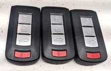 Lot Of 3 Oem Mitsubishi Smart Key Fob Remotes Oucghr-m013 4 Buttons