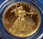 A 1993 US P Mint  American Eagle Quarter Ounce Proof Gold Bullion Coin