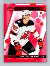 2022-23 SP Authentic Future Watch Nikita Okhotiuk #159 Limited Red (RC) Rookie