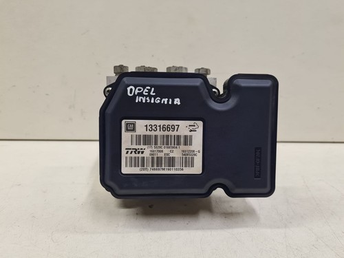 Opel Insignia A 2010 118kW ABS Steuergerät 13316697 VLU6722