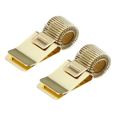 2Pcs Metal Pen Clip Holder, Adjustable Loop Pen Pencil Organizer with Single ...