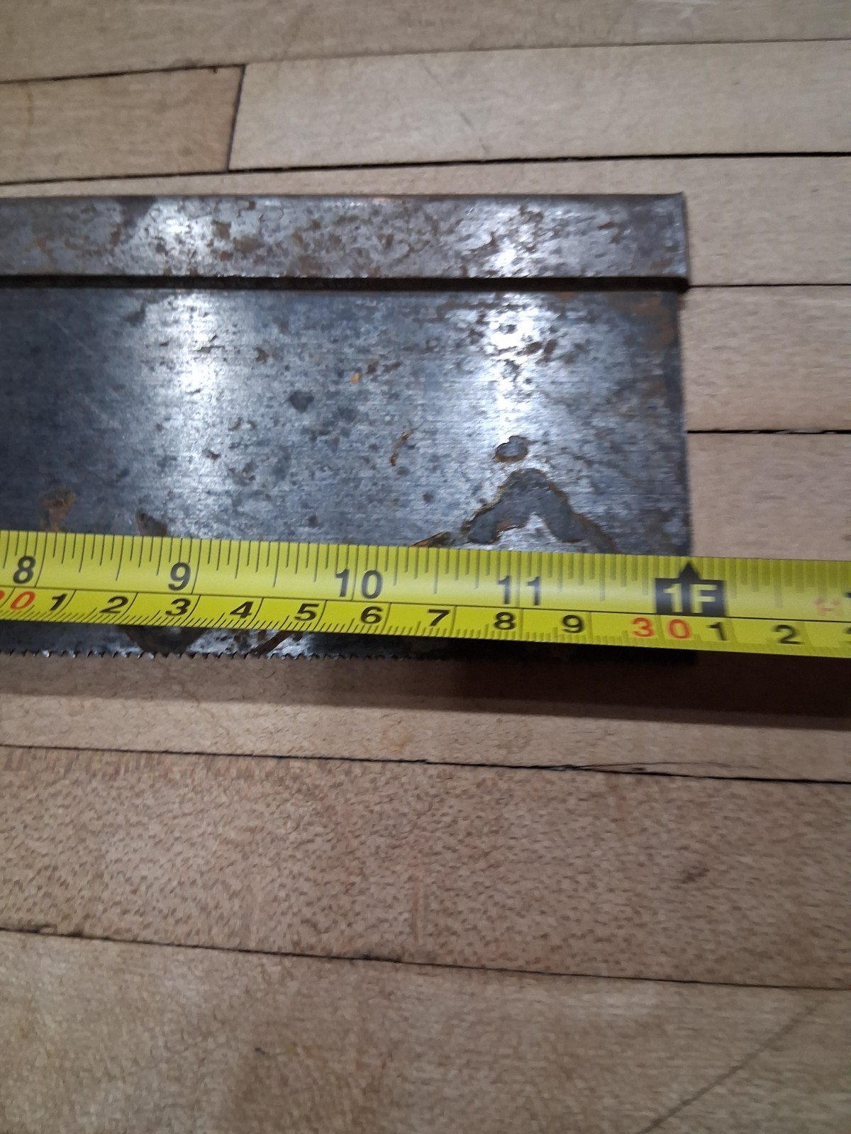 Vintage Warranted Superior Brass-Back Tenon Saw