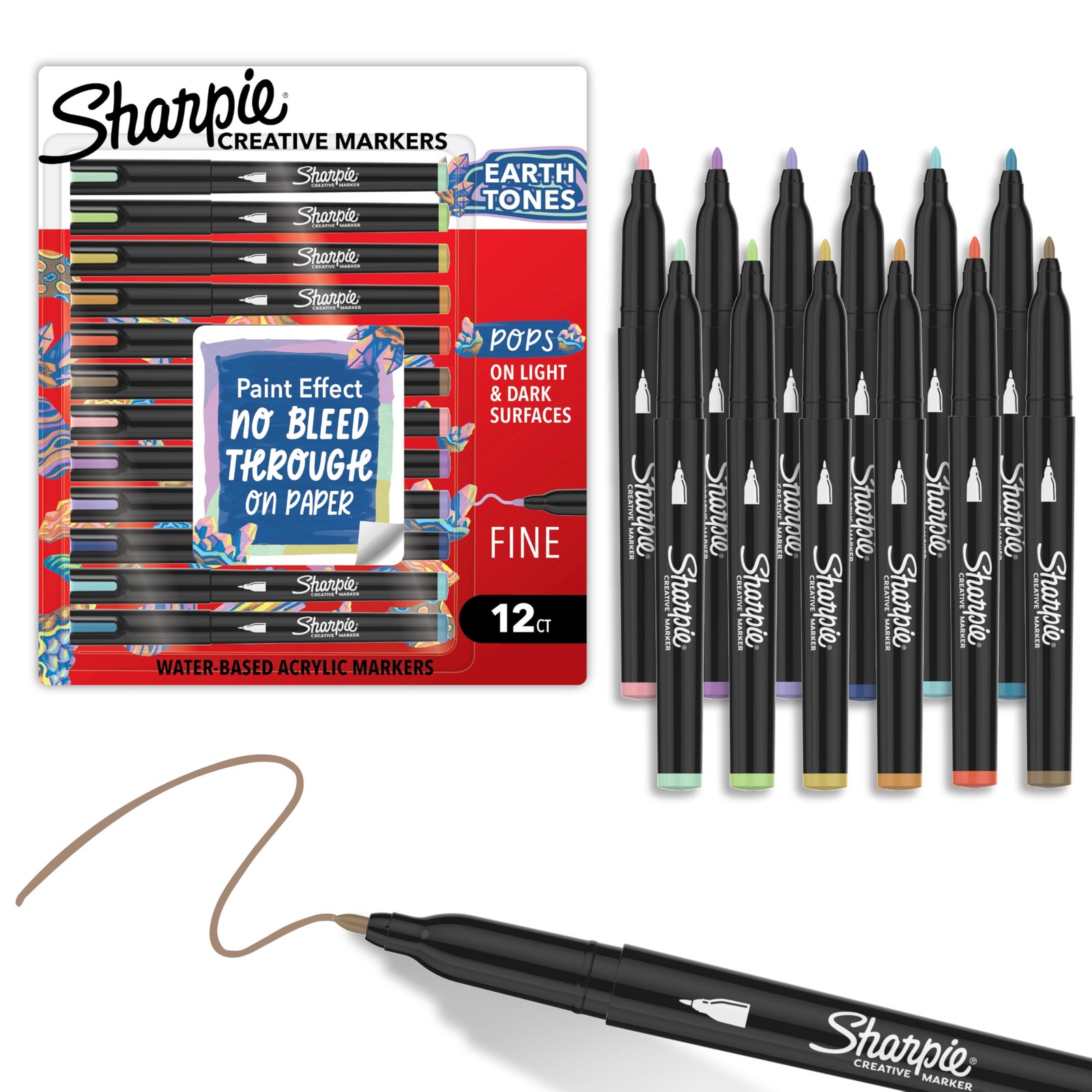 Set 12 Count Creative Art Drawing Marker Kit