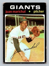 1971 Topps #325 Juan Marichal – Giants HOF – No Creases – Vintage MLB
