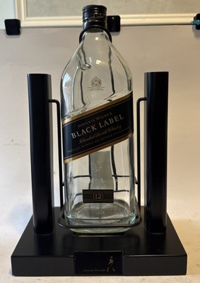 Johnnie Walker Black Label Swing Cradle Stand EUC