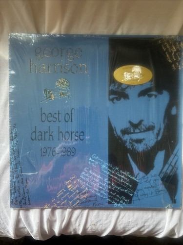 George Harrison Best of Dark Horse 1976-1989 LP Original Shrink Warner Bros