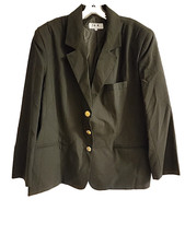 M  C Women's Black Single Breasted Blazer Size 20