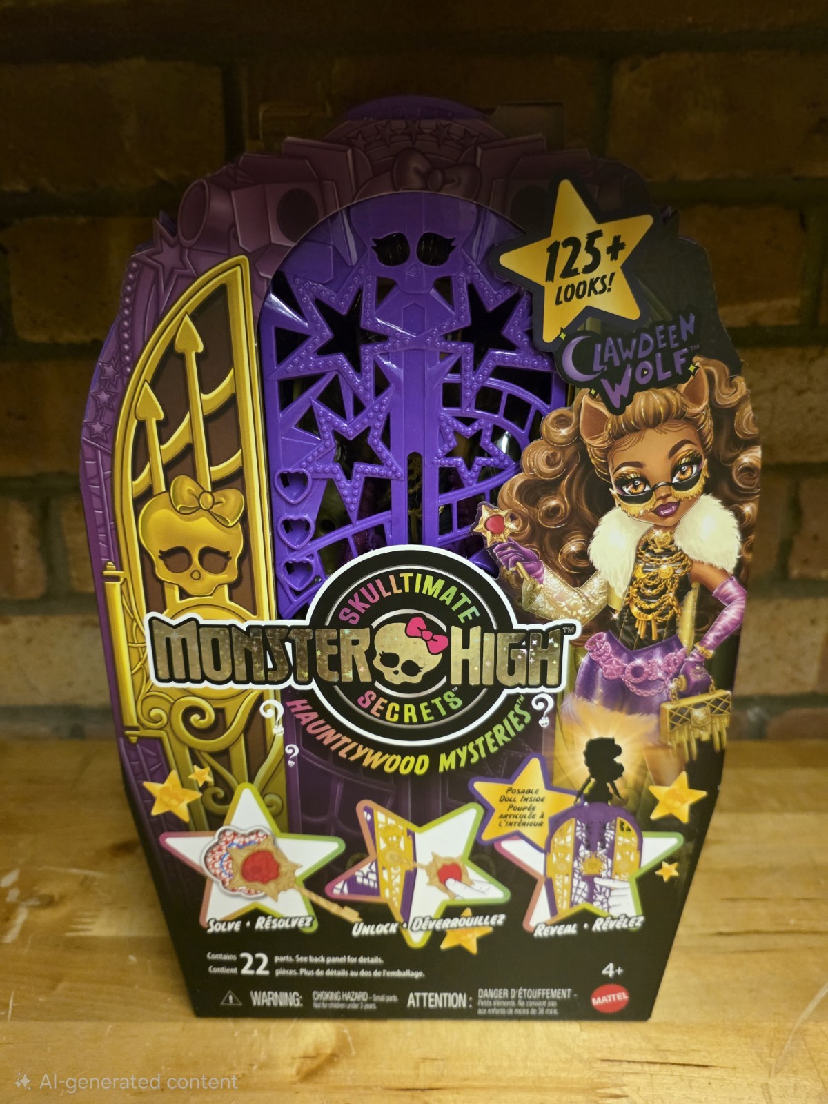 New & Sealed Monster High Skulltimate Secrets Monster Mysteries Clawdeen Wolf