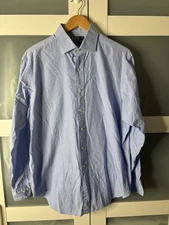 Polo Ralph Lauren Regent Shirt Men’s Size XL  Button – Classic Fit 16.5 Blue