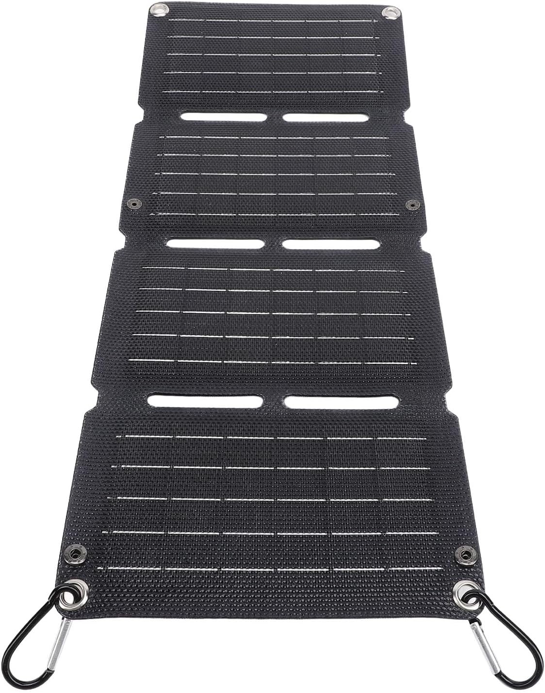 4-Fold Foldable 10W Solar Panel Portable Mobile Solar Panels Charger Dual USB 5V