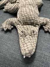 Folkmanis 24" Alligator Hand Puppet Full Body Reptile Plush Teeth Pretend Play