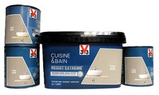 Lot Peinture V33 Cuisine et Bain "Taupe" 2L + 3 X 0,5L