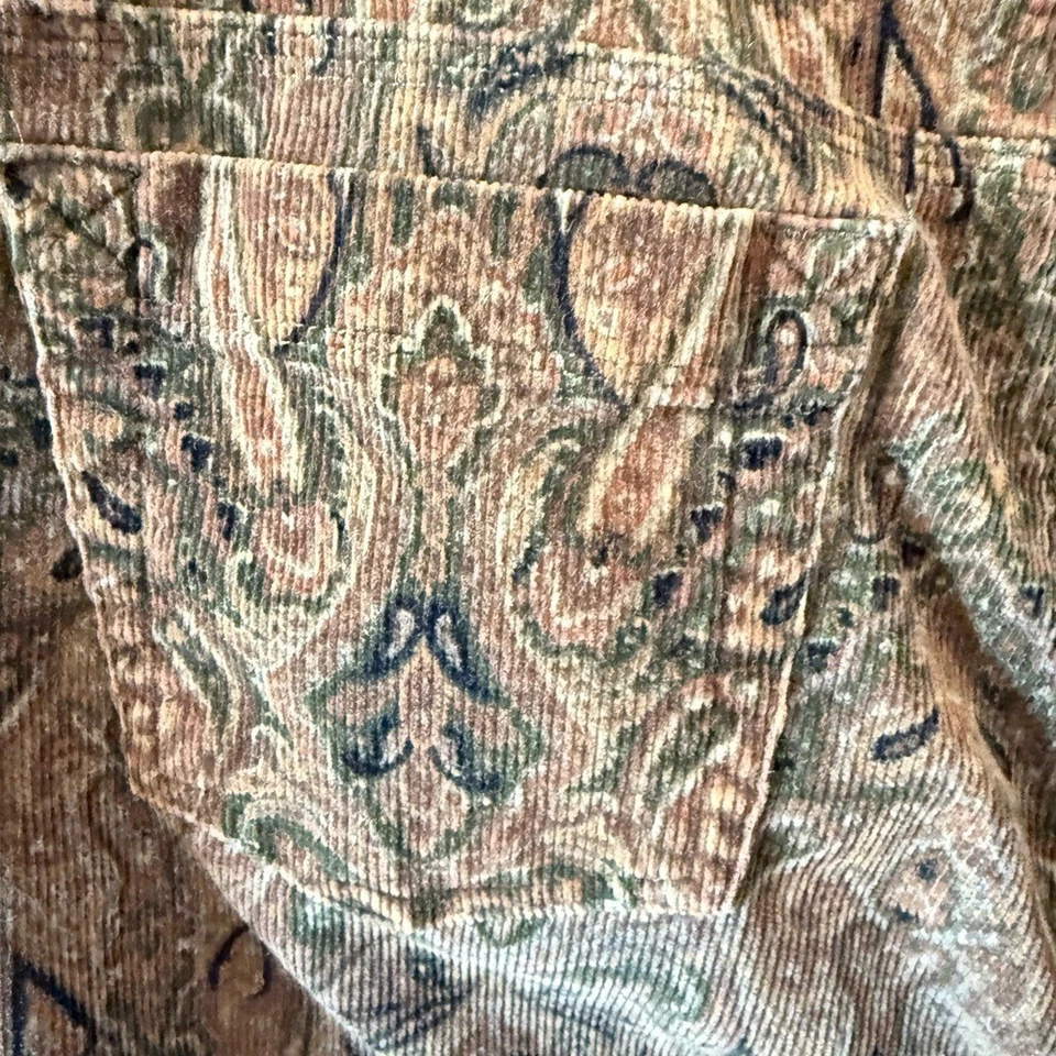 Pantalones de pana Jones New York vintage para mujer en marrón cachemir corte bota Foto 4 de 4