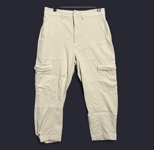 Banana Republic 8S Cream Cargo Pants Utility Streetwear Worklesiure Casual