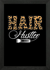 Barber Barber Hair Clips Framed Wall Art Poster Canvas Print Picture