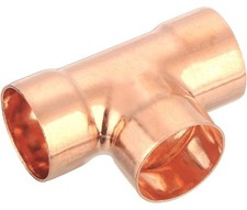 1Pcs Copper Tee Fitting Pressure Pipe C x C x C – 1 1/2" Inner Diameter 42mm