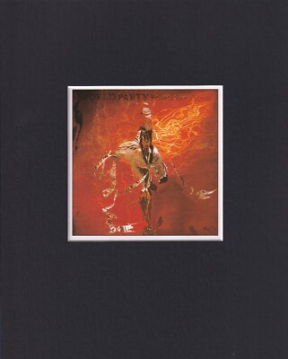 8X10 Matted Print Album Cover Art Picture: World Party, Private Revolution