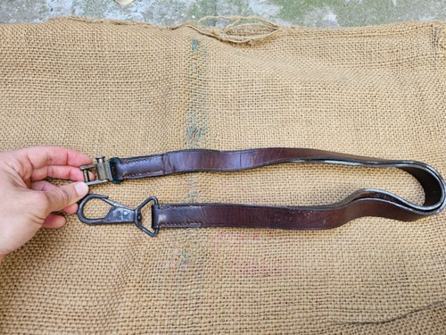 Original German WWI K98 Mauser WWII MG40 MG42 Strap Gew Rifle Leather Sling Belt - Bild 1 von 15