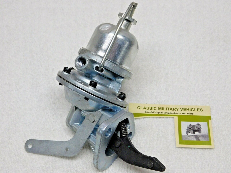Willys MB CJ2A Fuel Pump With Hand Primer. L134 F134 CJ3B M38A1 Ford