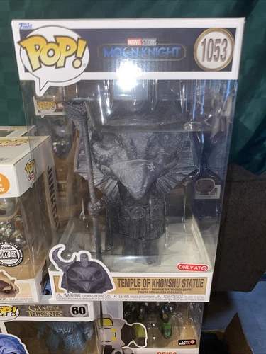 Funko POP! Jumbo: Moon Knight Temple of Khonshu Statue Target  Special Edition 