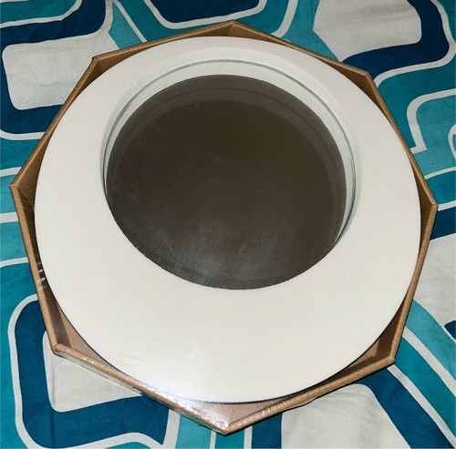 Specchi da parete in schiuma rotonda Ikea Horten vintage Y2K lotto di 3 deco modernista - Foto 6 di 8