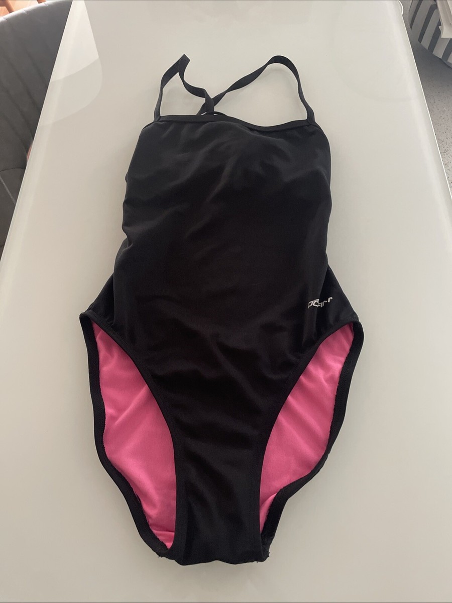 Dolphin Uglies Black Tie Back Swimming Costume
