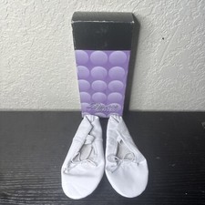 New Dance Class Split Sole Ballet Girls' Toddler Size 12 White Leather
