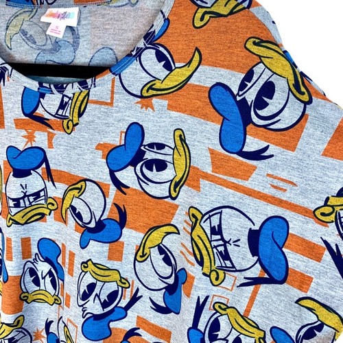 LuLaRoe Disney Collaboration Irma Tunika Top High Low Dolman Donald Duck Gesichter - Bild 8 von 11