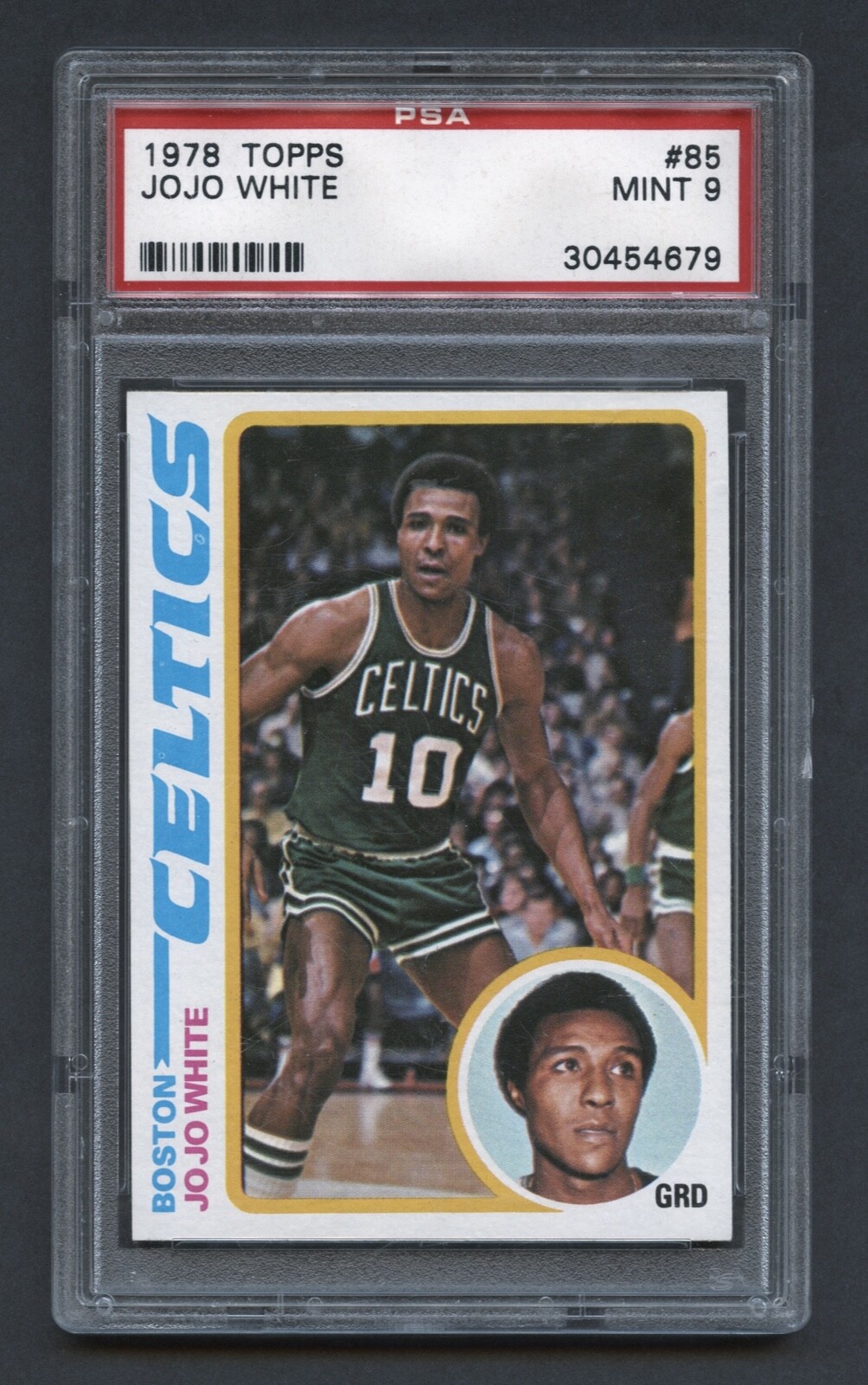 1978 JOJO WHITE PSA 9 MINT TOPPS HOF BOSTON CELTICS LEGEND SHARP (#85) RZC