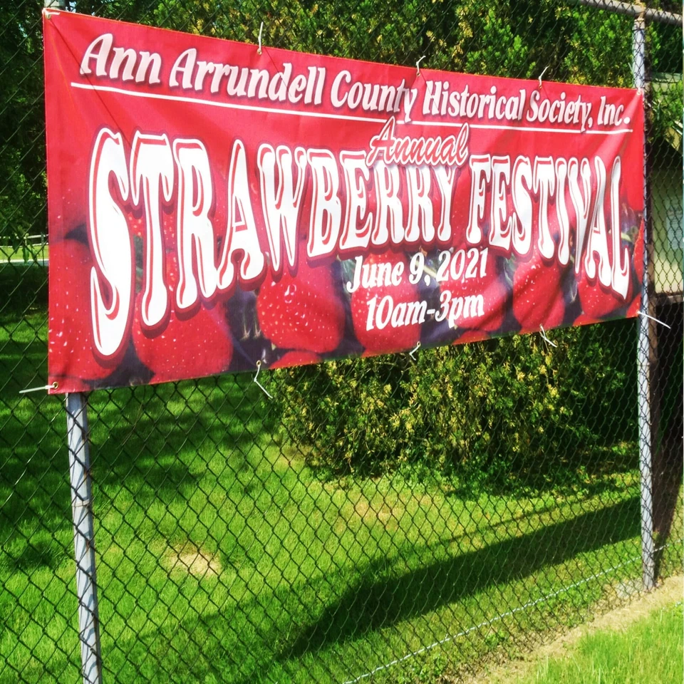 Banner de vinilo personalizado Anley - Letrero de vinilo de alta resistencia de 13 oz - Banner personalizado Foto 4 de 4