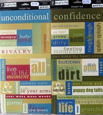 STRAIGHT TALK SCRAPBOOK STICKERS P.REAL LIFE