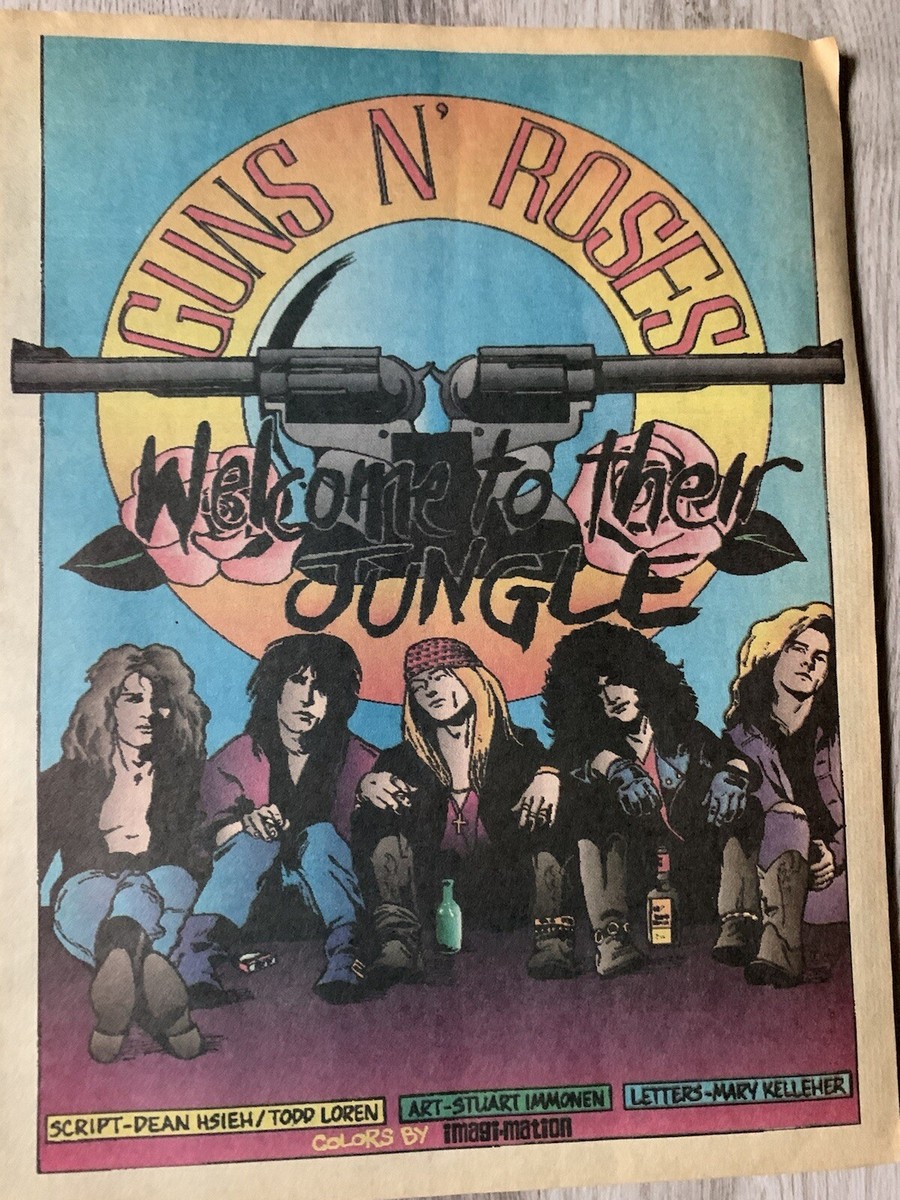 1990 Guns N' Roses Rock N' Roll Revolutionary Comics No.3 Stuart