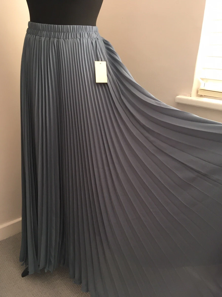 Jolie moi pleated maxi cheap skirt