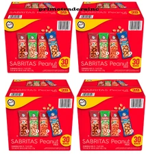 4 Pack - Sabritas Variety Pack Peanuts, 30 pk.