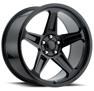 20x9 / 20x10.5 fits Challenger SRT Demon Style Wheels Gloss Black