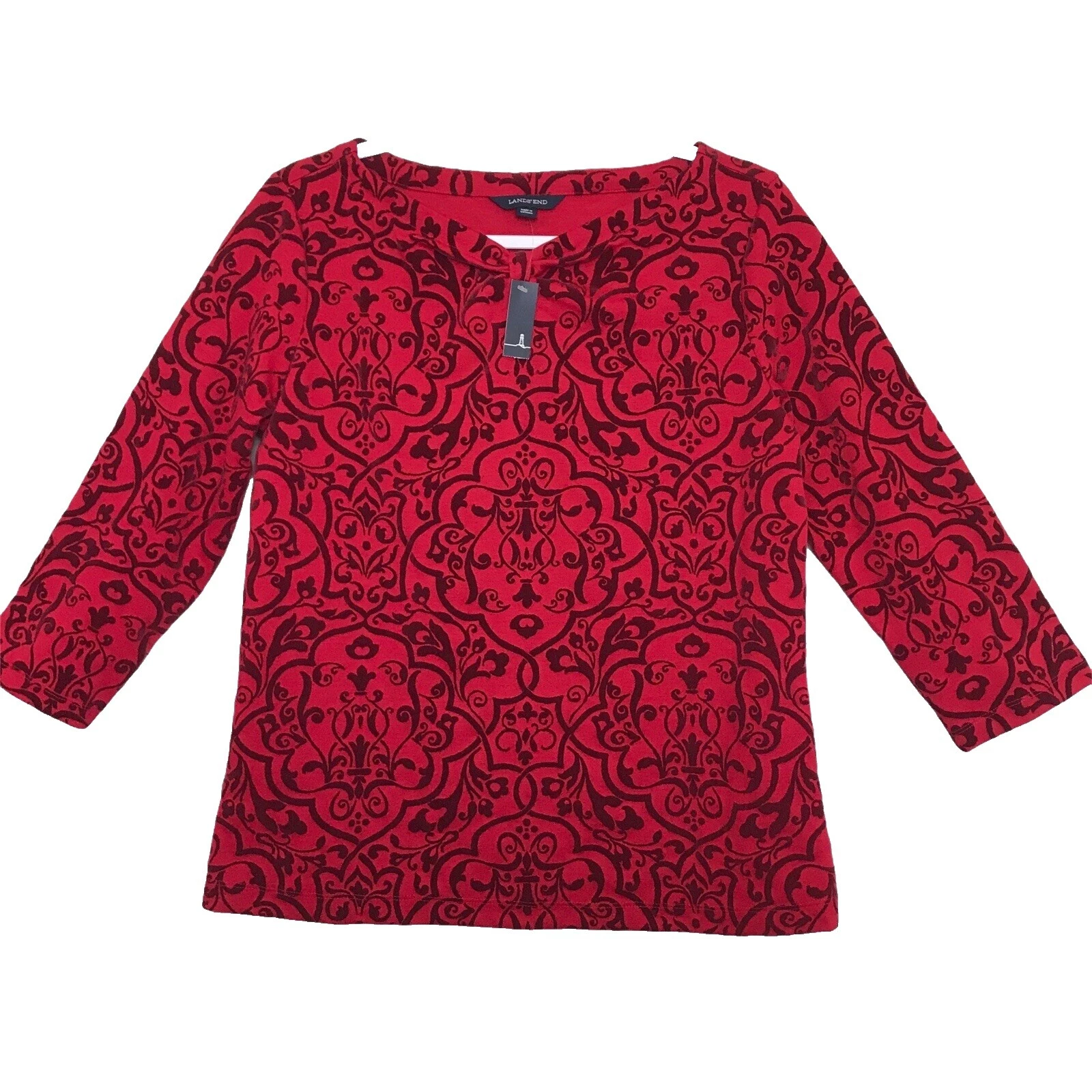 Lands 'End Paisley Tops para mujer